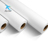 PO-TRY personnalisé 1.6m imprimé sublimation rouleau papier de transfert 45gsm 60gsm colorant transfert de chaleur produit des fabricants