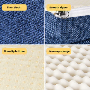 Luxus-Haustier betten Atmungsaktiv Wasch bar Wasserdicht Abnehmbare Haustier betten Hunden est Großes Rechteck Memory Foam Hundes ofa - Product Image 6