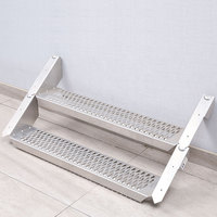 Support de construction de système d'escalier en aluminium bricolage robuste pour une utilisation antidérapante en extérieur avec marches sculptées