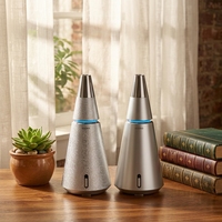 Diffuseur d'huiles essentielles sans eau, contrôlé par application, télécommande, rechargeable, 100 ml, acier inoxydable, pour la maison, l'hôtel, à piles
