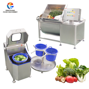 Lavadora Ultrasónica de Vegetales FENGXIANG con Deshidratador Centrífugo, 600 kg/h, Juego de Limpieza para Verduras de Hoja, con Certificación CE - Product Image 1