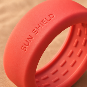 Coque de protection en silicone personnalisée avec logo OEM pour Oura Ring 5/4, Galaxy Ring, RingConn, Ultrahuman, Orange Corail, Marque en relief - Product Image 2