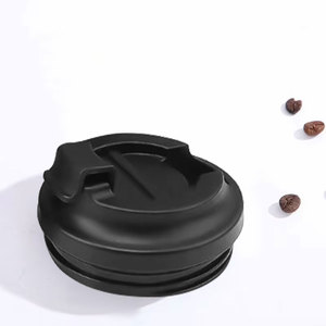 Taza de café de nuevo diseño, 240ml/8oz, doble aislamiento al vacío, taza de café de acero inoxidable 304, Mango antideslizante, tapa plegable a prueba de fugas - Product Image 4