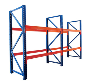 헤비 듀티 스태킹 야외 아연 도금 자동 창고 보관 메 자닌 캔틸레버 눈물 방울 선반 금속 스틸 팔레트 랙 - Product Image 5