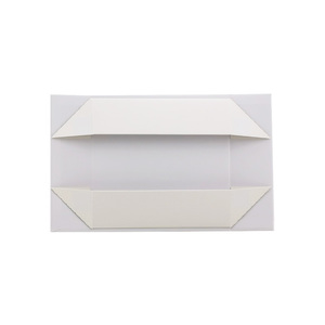 Custom Screen Printing logo Plain White Medium Size <b>square</b> Magnetic Folding Gift Box with Magnetic Lid - Product Image 6