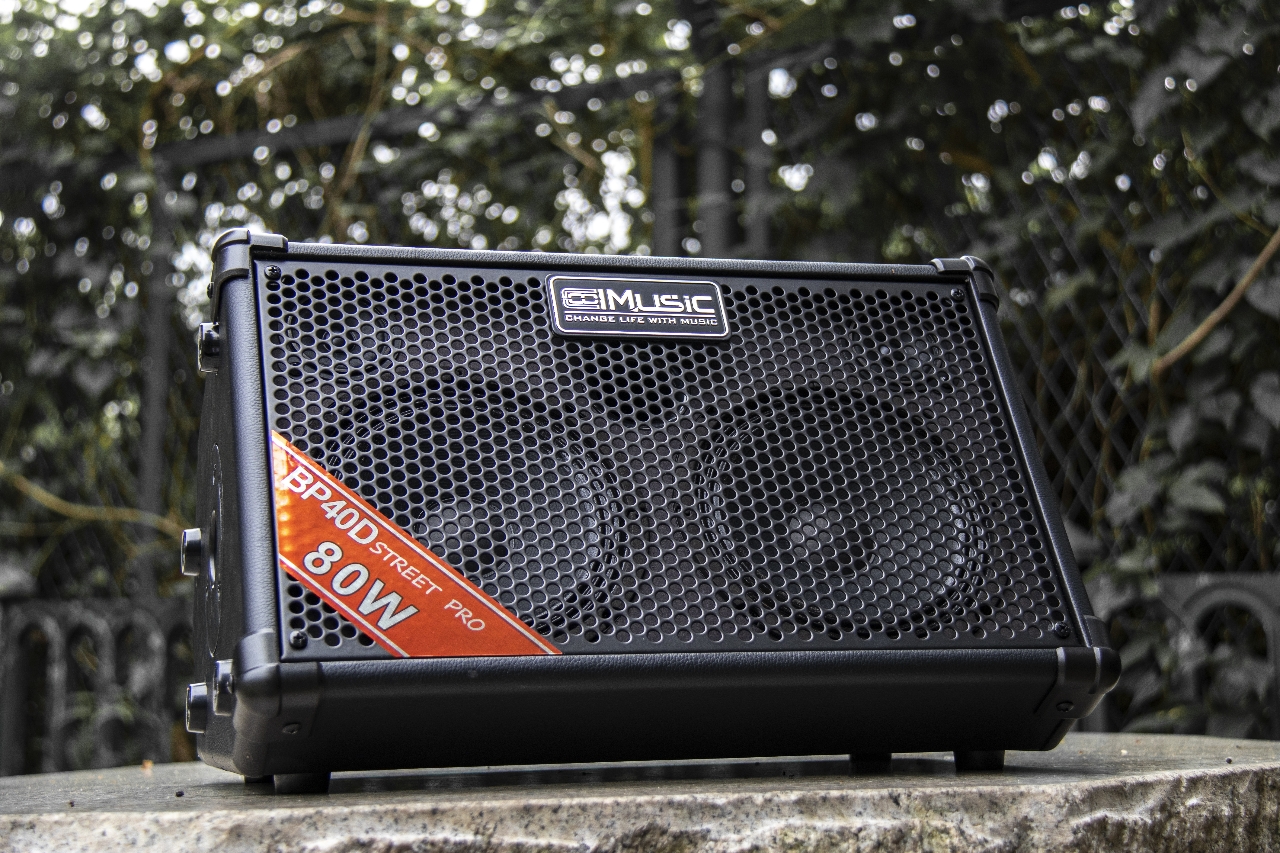 COOLMUSIC BP40D Portable 80W Smart Guitar Amplifier with