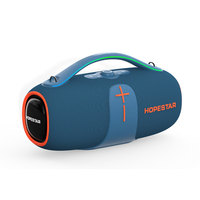 Bocina Hopestar A85 de 400W de Alta Calidad, Subwoofer Inalámbrico Portátil RGB, Altavoz Impermeable para Exteriores para Fiestas y Computadoras