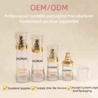 Ensemble de flacons cosmétiques de luxe en verre, emballages vides pour soins de la peau, vente en gros, 30ml 50ml 100ml 120ml, pot à crème 50g, conteneur pour sérum et lotion