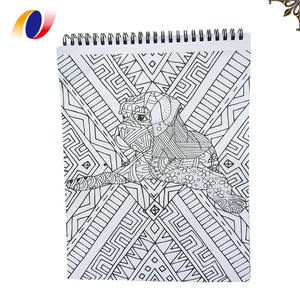 Stampa su ordinazione del libro <span class=keywords><strong>da</strong></span> colorare adulto del disegno dei bambini comici educativi precoci a spirale di stampa - Product Image 3