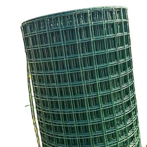 Maille de fil métallique soudée recouverte de PVC vert 1 pouce 1/2 pouce 5/8 pouce Ouverture de la maille Tissu de quincaillerie en PVC - Product Image 6