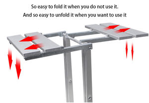 Chaise pliante d'extérieur en alliage d'aluminium, chaise en aluminium, chaise pliante de plage en métal de type I à ouverture et fermeture en X - Product Image 2