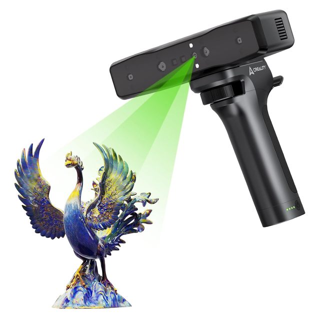 Creality Otter Lite Handheld 3D Scanner Wireless 0.05mm Accuracy Anti-Shake 3D Printing Scanner Includes Lithium-Ion Batteries