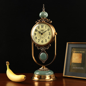 Bán Buôn 2023 Sang Trọng Giá Rẻ Bảng Đồng Hồ Kim Loại Đồng Hồ Cơ Khí Cho Đám Cưới Ủng hộ Khách Quà Tặng Quà Lưu Niệm Cổ Điển Sắt Đồng Hồ - Product Image 4