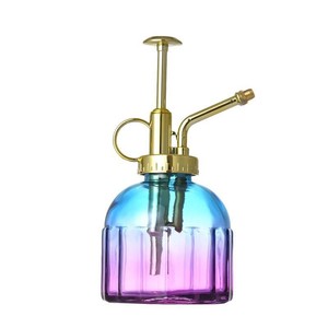 Pulvérisateur en verre pour plantes, petit arrosoir avec pompe en bronze, arrosoir rétro en verre vintage, mini arrosoir - Product Image 4