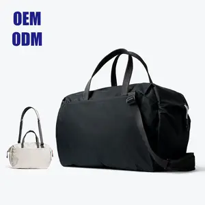 custom brand fashion business tote carry on women nylon mens casual travelling weekend luggage travel overnight bag