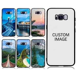 Coques de téléphone en verre vierge 2D de haute qualité pour Samsung <span class=keywords><strong>Galaxy</strong></span> S8 Plus, sublimation, étanches, luxe - Product Image 2