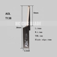 AOL pisau bergetar Tungsten karbida, mesin pemotong pisau berosilasi kulit pisau CNC T033 T038 T131 T133 T138 T142