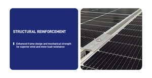 Sistema de Montaje Estructural de Aluminio para Paneles Solares, Aprobado por FM, de Larga Duració<span class=keywords><strong>n</strong></span>, para Techos Comerciales - Product Image 6