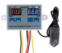Thermostat numérique XK-W1099, écran LCD, USB, ABS, régulateur de température et d'humidité, capteur de contrôle du chauffage et du refroidissement