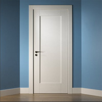 Prima populaire peinture blanche Offre Spéciale belle conception porte à battant unique intérieure personnalisée pour maison de ville