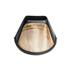 # 2 Filtros de Café Cónicos Pequeños Permanentes Universales para Cafeteras de <span class=keywords><strong>Goteo</strong></span> Cuisinart de 4-5 Tazas, Paquete con # 2 Filtros de Papel - Product Image 1