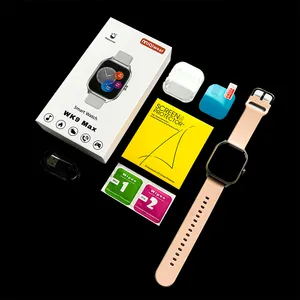 Nuovo arrivo WK9 max Smartwatch 2024 frequenza cardiaca braccialetto intelligente impermeabile Sport Fitness Smart Watch per Android IOS