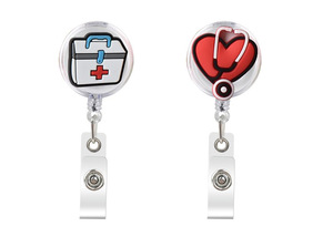 PVC nouveau Design rétractable <span class=keywords><strong>Badge</strong></span> bobine <span class=keywords><strong>infirmière</strong></span> <span class=keywords><strong>Badge</strong></span> accessoires hôpital ID <span class=keywords><strong>porte</strong></span>-carte - Product Image 3