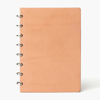 Disques à personnaliser en cuir, agenda, bloc-notes A5 en cuir pu, Logo personnalisé, pour Journal de bord, carnet de notes