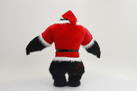 Kostum Maskot Gorila Hitam Santa Natal Inflatable Harga Murah Buatan Pabrik, Kostum Karakter King Kong Inflatable