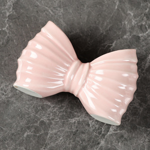 Soporte de cerámica Ruijie para cepillos de dientes, rosa y blanco, de pie, decoración de baño, almacenamiento, adorno de estilo moderno - Product Image 4