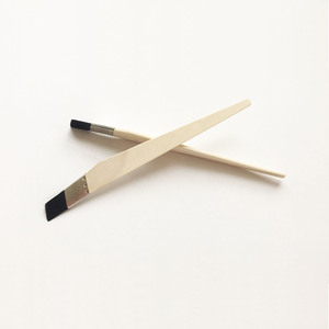 Pennelli per pittura con manico in legno piegati - Product Image 4