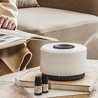 Diffuseur d'arôme électrique en céramique, diffuseur d'huile essentielle pour aromathérapie ultrasonique, humidificateur d'air, de luxe, ml