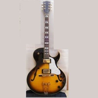 Weifang Rebon 6 String Flamed Maple Sunburst Colour Hollow Body Electric Guitar