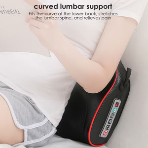 Bantal Pijat Listrik Shiatsu untuk Leher, Bahu, Punggung, Pinggang, Kaki, Pijat Seluruh Tubuh, Pereda Nyeri dengan Pemanas - Product Image 3