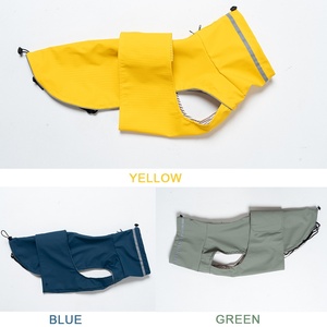 Capa de Chuva de Luxo para Cães em Poliéster Sólido Ecológico, Impermeável e à Prova de Vento, Sem Mangas, Jaqueta para Cães de Primavera e Outono - Product Image 5