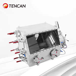 صندوق قفاز مختبر أبحاث TENCAN من الفولاذ المقاوم للصدأ صندوق قفاز 0 إلى-0.1Mpa صندوق Glovebox للغرفة - Product Image 6