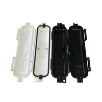 Boîtier de terminaison optique extérieur FTTH 1 entrée 1 sortie avec protection ABS pour câble de branchement et boîte de protection de raccordement