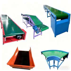 Özelleştirilmiş endüstriyel hareketli PVC kemer paslanmaz çelik ayarlanabilir hız ile yeni otomatik paketleme konveyör - Product Image 1