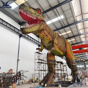 Dinosaurio T-Rex <span class=keywords><strong>Animatrónico</strong></span> de Metal y Silicona de Tamaño Real para Parques Temáticos - Modelo Personalizable HaiChuan para Interiores/Exteriores - Product Image 4