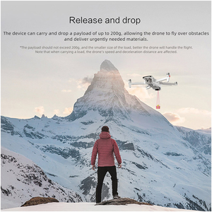 FIMI X8se 2022 V2 <span class=keywords><strong>3</strong></span> axes cardan 4K HD caméra Drone Wifi GPS Drone 35 minutes temps de vol Version mégaphone hélicoptère RC - Product Image 4