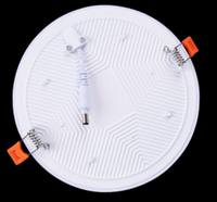 Plafonnier LED carré en aluminium, sans cadre, encastré, fin, sans bordure, avec couvercle laiteux anti-éblouissement, moderne, pour intérieur