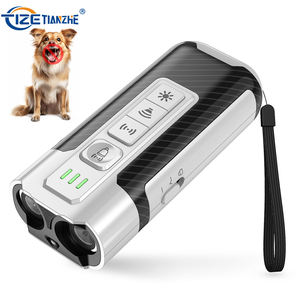 Dispositif de contrôle des aboiements pour chiens TIZE Répulsif ultrasonique pour chiens <span class=keywords><strong>longue</strong></span> <span class=keywords><strong>portée</strong></span> Dispositif <span class=keywords><strong>anti</strong></span>-<span class=keywords><strong>aboiement</strong></span> ultrasonique avec lampe de poche - Product Image 1