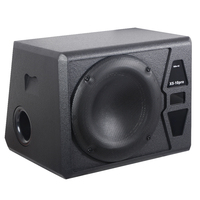 GMINJOO Haut-parleur de voiture 350W avec caisson en métal laqué piano, gamme de fréquences 20Hz-200Hz