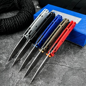 Cuchillo plegable BM535 multifuncional, portátil y duradero, con mango de fibra de nylon, para acampar al aire libre, senderismo y uso diario. - Product Image 5