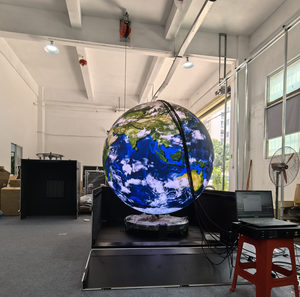 Écran d'affichage LED souple et flexible à 360 degrés, globe numérique <span class=keywords><strong>3D</strong></span>, vidéo, boule, P1.25, OEM - Product Image 2
