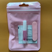 Kit d'outils de manucure portable cinq pièces, modèle artisanal 002 pour usage courant, colle gelée, vente en gros