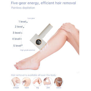 Épilation au <span class=keywords><strong>laser</strong></span> à la maison pour les aisselles du visage, les jambes, les bras, 999999 flashs machine permanente d'épilation à haute lumière - Product Image 6