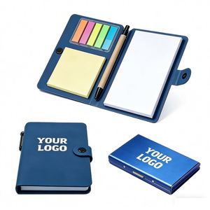 Bloc-notes publicitaires en gros, notes adhésives, cadeaux promotionnels créatifs pour entreprises avec stylo, bloc-notes personnalisés avec impression de logo - Product Image 1