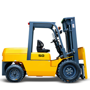 รถยกดีเซล <span class=keywords><strong>5</strong></span> ตัน เครื่องยนต์อีซูซุจากญี่ปุ่น พร้อมอุปกรณ์จัดตำแหน่งงา รถยกสำหรับงานหนัก เหมาะสำหรับอุปกรณ์คลังสินค้า - Product Image 3