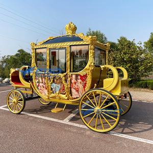 Vente directe usine : Chariots électriques de luxe sans chevaux à quatre roues, chariots de tourisme royaux à bas prix à vendre - Product Image 5
